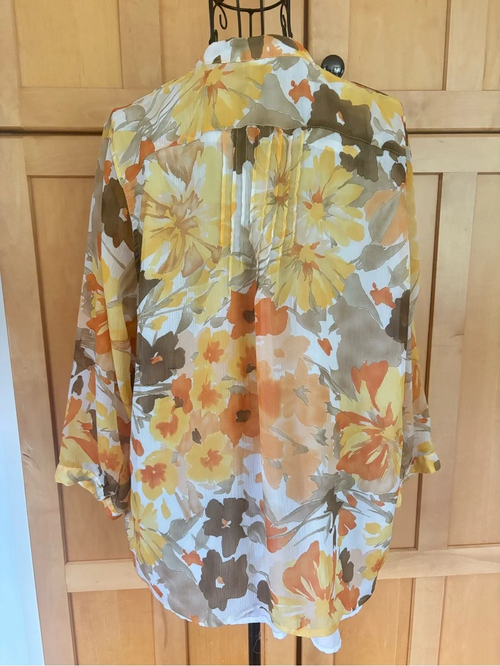 Coldwater Creek sheer floral